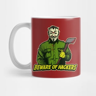 Beware of Hackers Mug